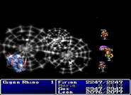Slow1 cast on all enemies in Final Fantasy II (PS).