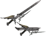 Lightning's gunblade.
