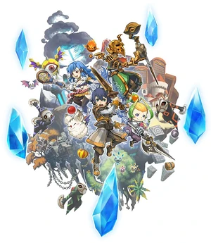 Artwork of the four tribes.