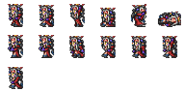 Set of Ultimecia's sprites.