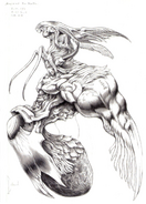 Concept artwork of Bizarro∙Sephiroth.