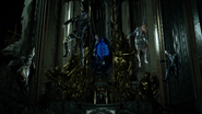 Ardyn on the throne of Lucis.