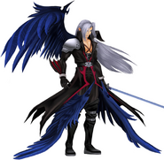 Sephiroth Kingdom Hearts II CG model.