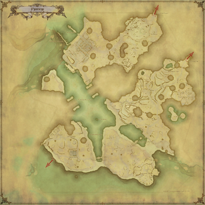 Yanxia map from FFXIV