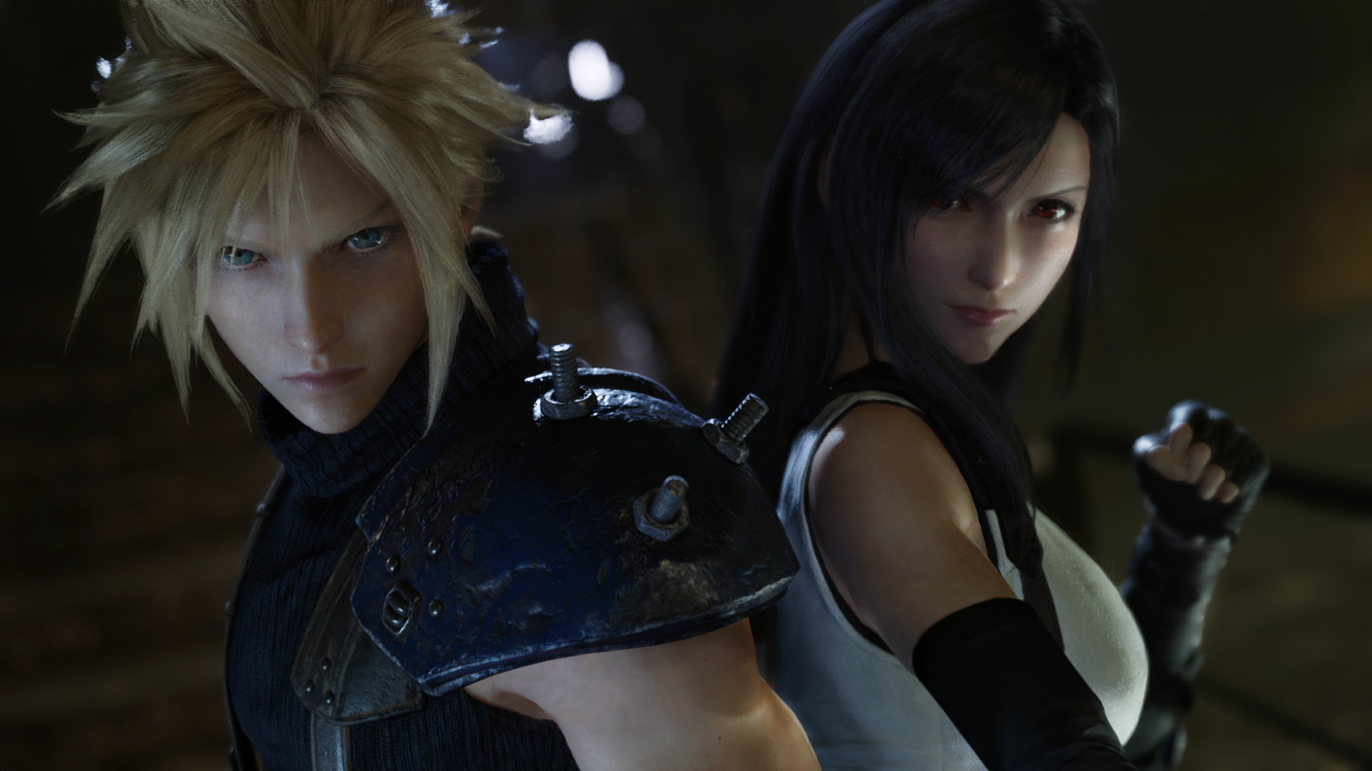 final fantasy vii advent children cloud and tifa wallpaper