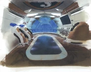 Concept art of Dr. Odine's lab.