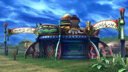 Travel Agency in Mi'ihen Highroad in Final Fantasy X.