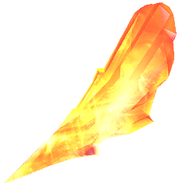 Sazh's Eidolith (chocobo feather-shaped).