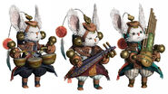 Moogle musicians.