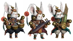 Moogle musicians.