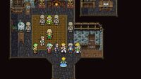 Party Unites in Narshe from FFVI Pixel Remaster