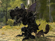 A Magitek Armor in Final Fantasy XIV.