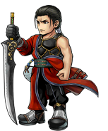 Artwork for Auron's costume.