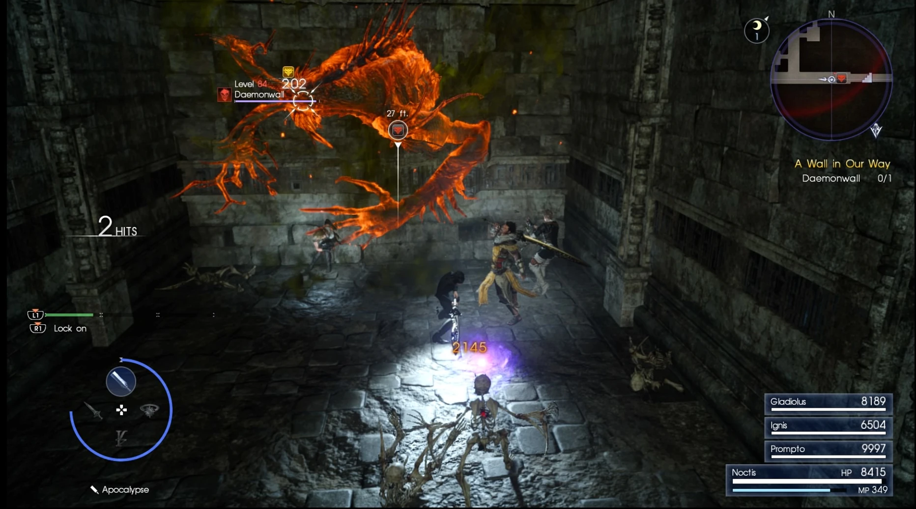 Daemonwall in Steyliff Grove in FFXV