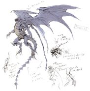 Bahamut's concept artwork.