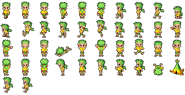 Sprite sheet of Gau (Mobile/PC).