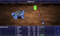 Black Magic being cast.