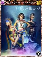 Rarity 4 card with Yuna and Paine.