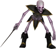Dark Skeleton (Charmed/Heretic/Lunatic/Power-Resistant) (ダークスケルトン, Dākusukeruton?)