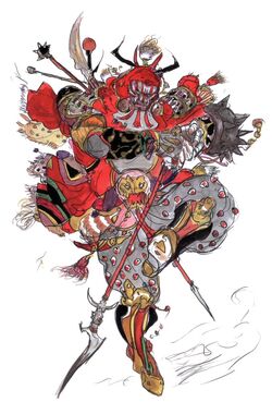 final fantasy character design yoshitaka amano