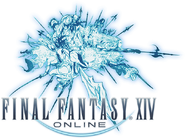 Final Fantasy XIV logo.