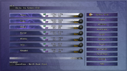 Menu in Final Fantasy X (PS3).