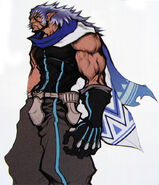 Concept art of Azul by Tetsuya Nomura.