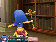 Flame Lance in Final Fantasy Crystal Chronicles: Echoes of Time.
