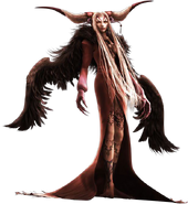 CG render of Ultimecia from Dissidia Final Fantasy.