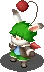 Moogle Animist sprite in Final Fantasy Tactics S.