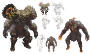 FFXIV titan eden concept art