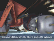 Zemus sau khi bị Golbez và Fusoya đánh bại.