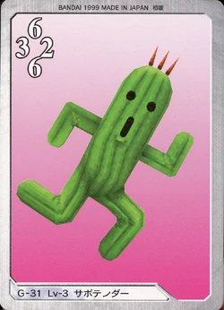 Final Fantasy VIII Bandai Carddass Masters Triple Triad - Back 031