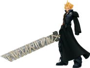 Cloud Strife from Kingdom Hearts ii return