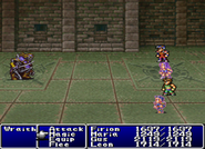 Maria and Leon under Haste in Final Fantasy II (PS).