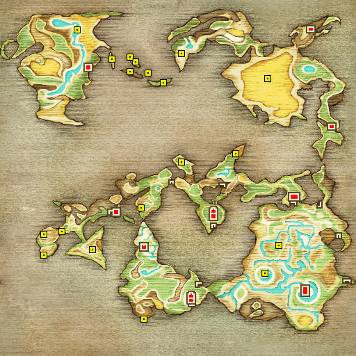 Ff1 Psp World Map World A | Final Fantasy Wiki | Fandom