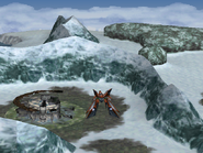 Snowfield in Final Fantasy VIII.