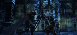 Reddas clashes with Gabranth.