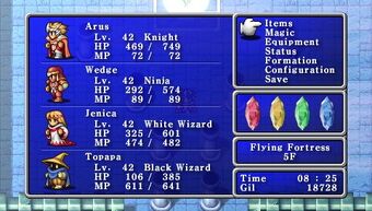 Menu Final Fantasy Wiki Fandom