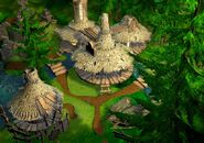 CG art of Final Fantasy IX backgrounds by Behrooz Roozbeh.