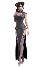 Tifa sporty dress from FFVII Remake render