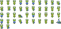 Character sprites when affected by Imp.