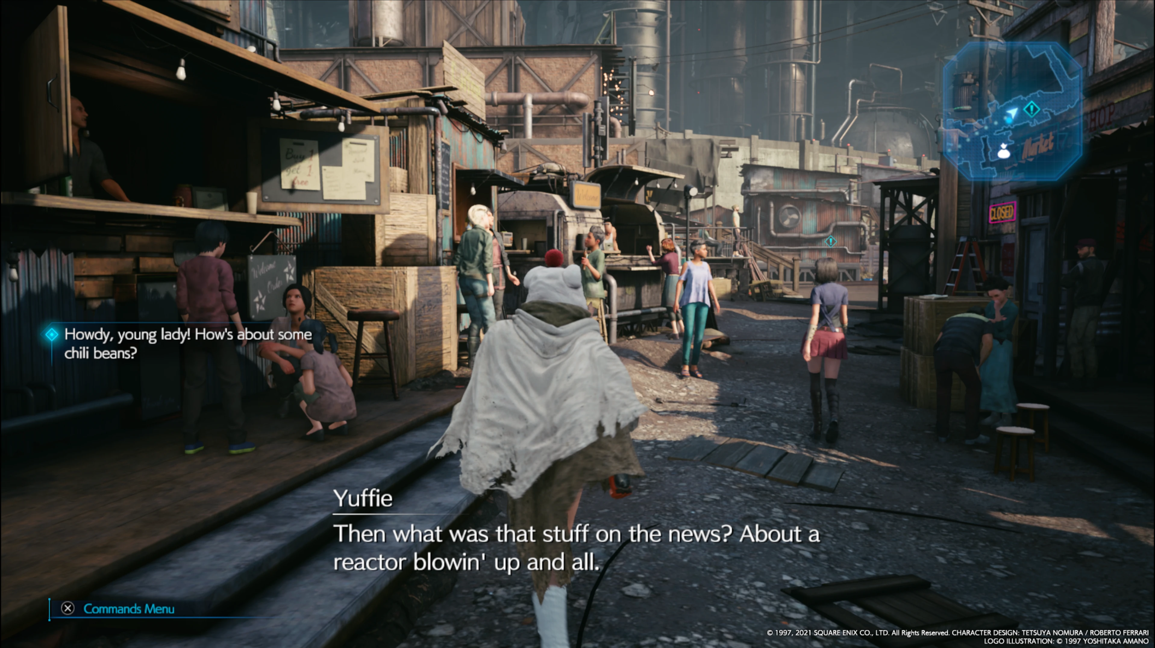 Following Nayo in FFVII Remake INTERmission