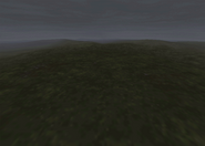 Another grass battle background on the world map, under the influence of Mist.