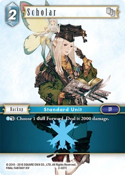 Scholar [2-027C] Opus series card.