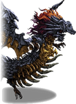 Shinryu FFXIV from FFBE enemy sprite