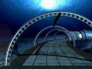 Underwater tunnel.