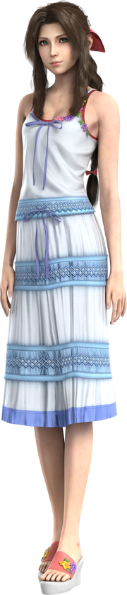 Aerith Gainsborough from Crisis Core Reunion render