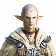 Elezen male CG bust, used in the Legacy opening cinematic.