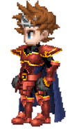 Morrow's Knight costume from Final Fantasy Legends II.